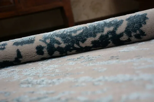 Dywany Lusczow Kusový koberec MANYAS Fegy sivo-modrý, veľkosť 80x300