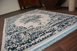 Dywany Lusczow Kusový koberec MANYAS Fegy sivo-modrý, veľkosť 80x300