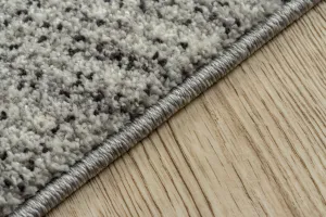 Dywany Lusczow Kusový koberec FEEL Waves sivý, veľkosť 280x370