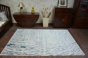 Dywany Lusczow Kusový koberec MANYAS Egia sivo-modrý, veľkosť 80x150