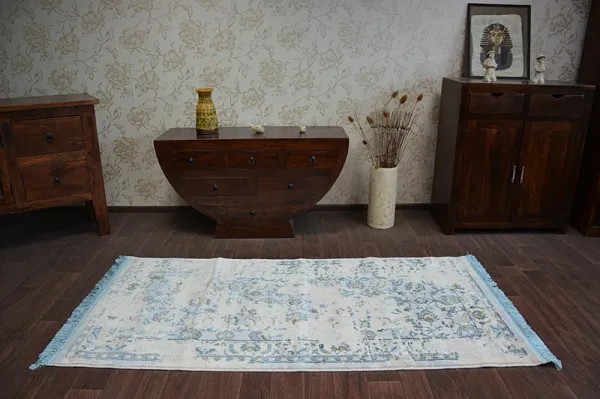 Dywany Lusczow Kusový koberec MANYAS Inga krémovo-zlatý, veľkosť 80x150
