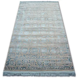 Dywany Lusczow Kusový koberec MANYAS Zhera sivomodrý, veľkosť 80x150
