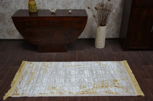 Dywany Lusczow Kusový koberec MANYAS Xia hnedo-krémový, veľkosť 80x150