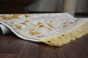 Dywany Lusczow Kusový koberec MANYAS Xia hnedo-krémový, veľkosť 80x150