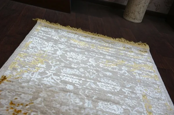 Dywany Lusczow Kusový koberec MANYAS Xia hnedo-krémový, veľkosť 80x150