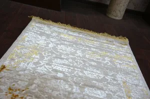 Dywany Lusczow Kusový koberec MANYAS Xia hnedo-krémový, veľkosť 80x150