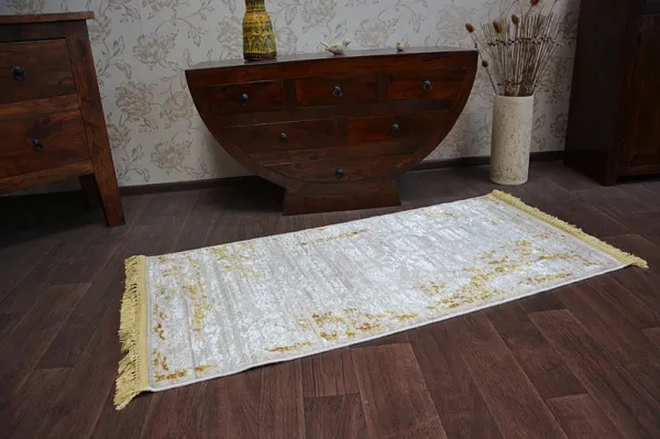 Dywany Lusczow Kusový koberec MANYAS Xia hnedo-krémový, veľkosť 80x150