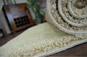 Dywany Lusczow Kusový koberec SHAGGY Izebelie 5 cm cesnakový, veľkosť 60x100
