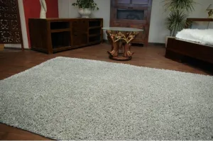 Dywany Lusczow Kusový koberec SHAGGY Izebelie 5 cm sivý, veľkosť 60x100