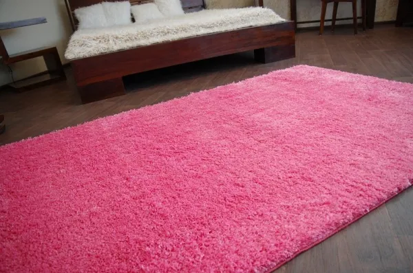 Dywany Lusczow Kusový koberec SHAGGY Izebelie 5cm ružový, veľkosť 60x100