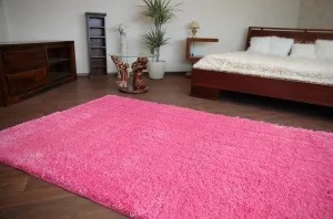 Dywany Lusczow Kusový koberec SHAGGY Izebelie 5cm ružový, veľkosť 60x100