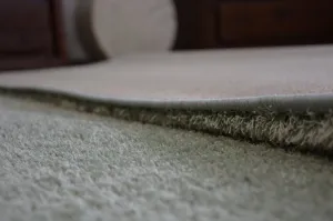 Dywany Lusczow Kusový koberec SHAGGY MICRO zelený, veľkosť 240x330