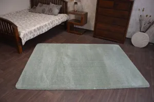 Dywany Lusczow Kusový koberec SHAGGY MICRO zelený, veľkosť 240x330