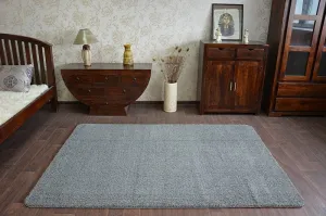 Dywany Lusczow Kusový koberec SHAGGY MICRO antracit, veľkosť 60x100