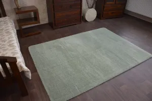 Dywany Lusczow Kusový koberec SHAGGY MICRO zelený, veľkosť 240x330