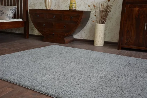 Dywany Lusczow Kusový koberec SHAGGY MICRO antracit, veľkosť 60x100