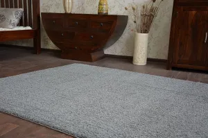 Dywany Lusczow Kusový koberec SHAGGY MICRO antracit, veľkosť 60x100