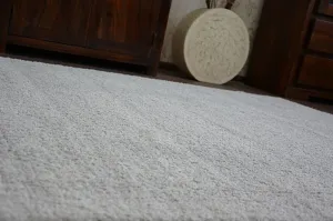 Dywany Lusczow Kusový koberec SHAGGY MICRO strieborný, veľkosť 60x100