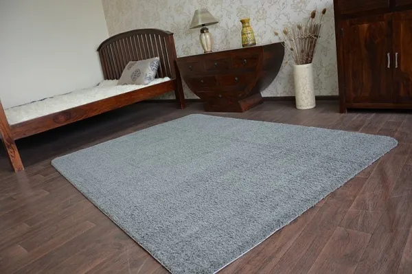 Dywany Lusczow Kusový koberec SHAGGY MICRO antracit, veľkosť 60x100