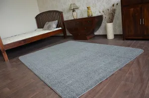 Dywany Lusczow Kusový koberec SHAGGY MICRO antracit, veľkosť 60x100