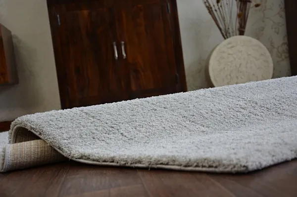 Dywany Lusczow Kusový koberec SHAGGY MICRO strieborný, veľkosť 60x100