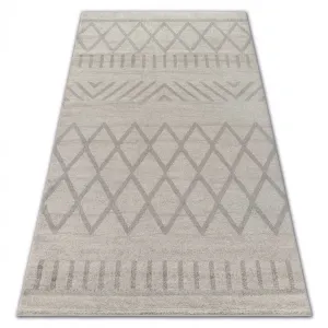 Dywany Lusczow Kusový koberec SOFT BOHO krémovo-béžový, veľkosť 120x170