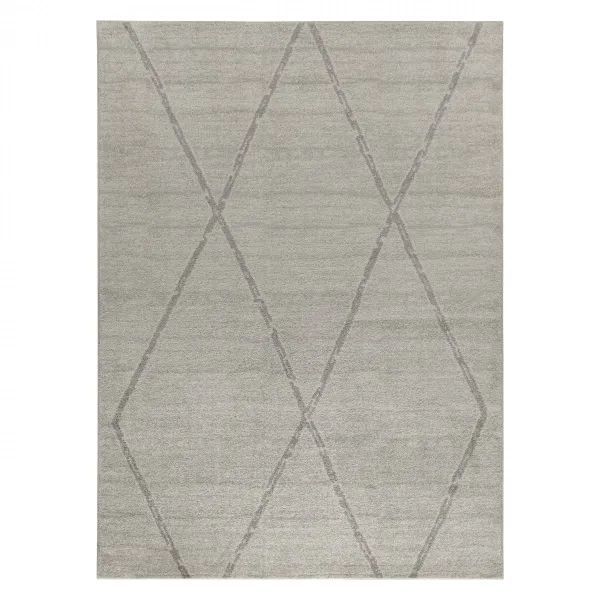 Dywany Lusczow Kusový koberec SOFT ROMBY krémovo-béžový, veľkosť 80x150