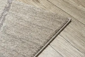 Dywany Lusczow Kusový koberec SOFT ROMBY krémovo-béžový, veľkosť 80x150