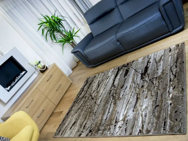 Dywany Lusczow Kusový koberec VOGUE 556 tmavo béžový / hnedý, veľkosť 160x220