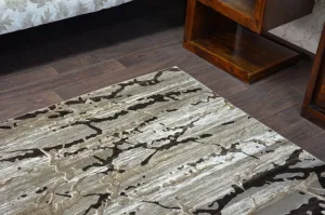 Dywany Lusczow Kusový koberec VOGUE 556 tmavo béžový / hnedý, veľkosť 160x220