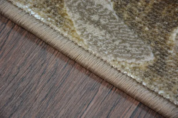 Dywany Lusczow Kusový koberec VOGUE 556 tmavo béžový / hnedý, veľkosť 160x220