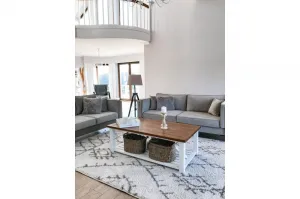 Dywany Lusczow Kusový shaggy koberec BERBER FEZ krémový, veľkosť 60x250