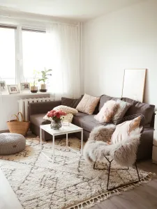 Dywany Lusczow Kusový shaggy koberec BERBER FEZ krémový, veľkosť 60x250
