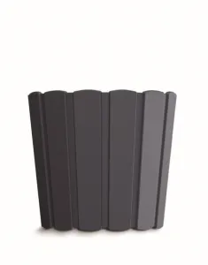 Prosperplast Kvetináč Boarde basic antracit, varianta 23,9 cm