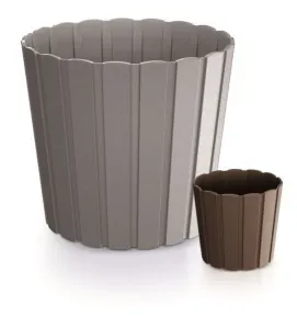 Prosperplast Kvetináč Boarde basic biely, varianta 23,9 cm