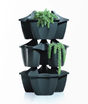 Prosperplast Kvetináč CROWL antracit 48 cm