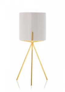 HowHomely Kvetináč na stojane Emma 28 cm biely