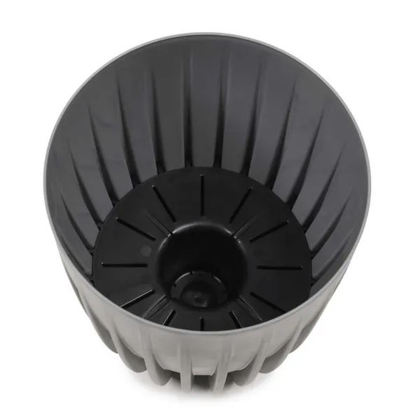 HowHomely Kvetináč STRIPPED ECO VI 25 cm latte