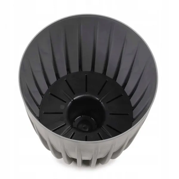 HowHomely Kvetináč STRIPPED ECO VII 19 cm latté