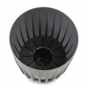 HowHomely Kvetináč STRIPPED ECO VII 19 cm latté