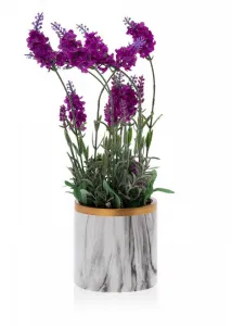 HowHomely Kvetináč Sona 11 cm mramor