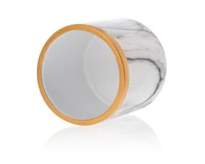 HowHomely Kvetináč Sona 11 cm mramor