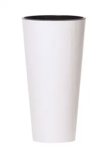 Prosperplast Kvetináč Tubus Slimmer biely matný, varianta 20 cm