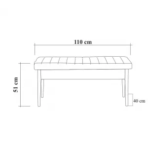 Lavica Vina Bench Green, Atlantic