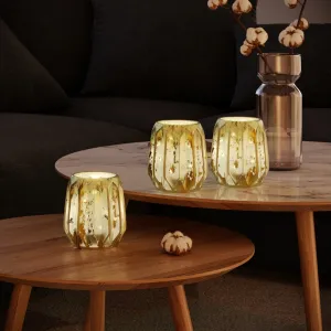 LED svietnik AmeliaHome CORDOBA 12x13 cm fľašovo zelená, veľkosť 12*13
