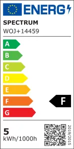 Spectrum LED LED GLS 5W E27 COG RETROSHINE teplá bílá