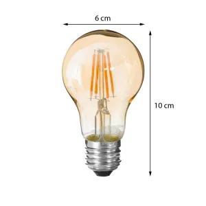 ATMOSPHERA LED žiarovka Amber Straight 4,2W E27