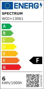 Spectrum LED LED žiarovka E-27 230V 6W teplá biela