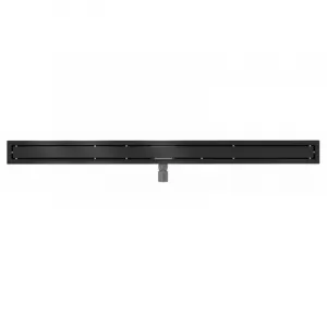 Lineárny odtokový žľab 150 cm MEXEN FLAT 2v1 čierny