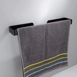 Kovový nástenný vešiak Kasos 40 cm čierny loft